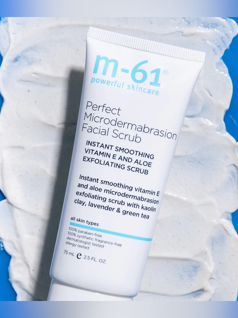 M-61 SuperSoothe E Microdermabrasion Scrub 2.5 oz Vitamin E Facial Scrub & Mask